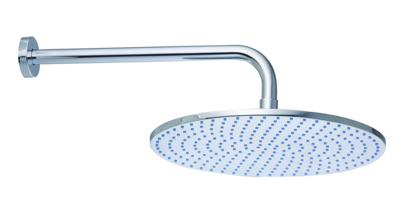 Rain Fixed Shower Head 2.5 GPM GPM, Brushed Nickel