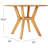42“ Solid Wood Round Dining Table-437376670