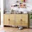 Buffet 70 po en rotin avec rangement-688765194