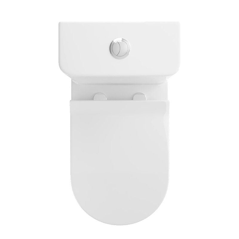 Ceramic Elongated Toilet, 1.1 And 1.6 , White, Comfortable Height, & Seat 1.1/1.6 Ceramic, Elongated, Framework