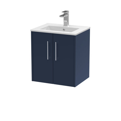Juno 500mm Single Bathroom Vanity with Drop In Vitreous China Basin