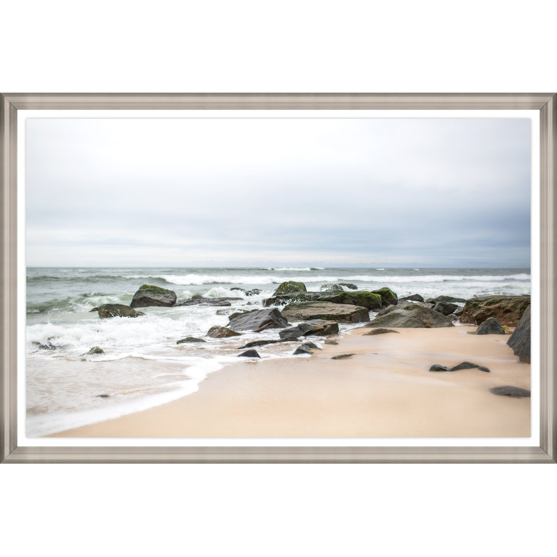 Jet, Cadre en verre, Blanc, H 30 po x l 45 po