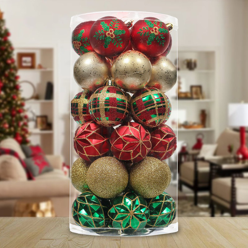 Ensemble de 30 boules décoratives Jaymya