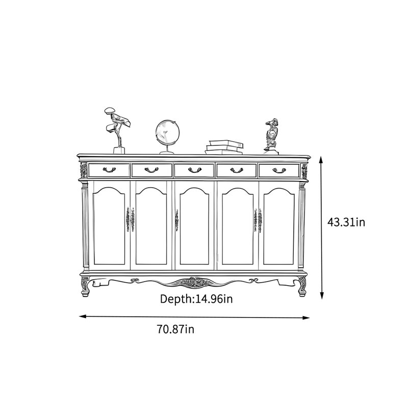 Armoire de rangement multifonctionnelle à grande capacité