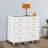 Under Desk Storage, Dresser Under Desk With 4 Drawers And Wheels, Vertical Office Desk Cabinet with Glass Top, White
