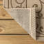 Tapis d'intérieur / extérieur beige / brun tissé texturé Hagerman-320427589