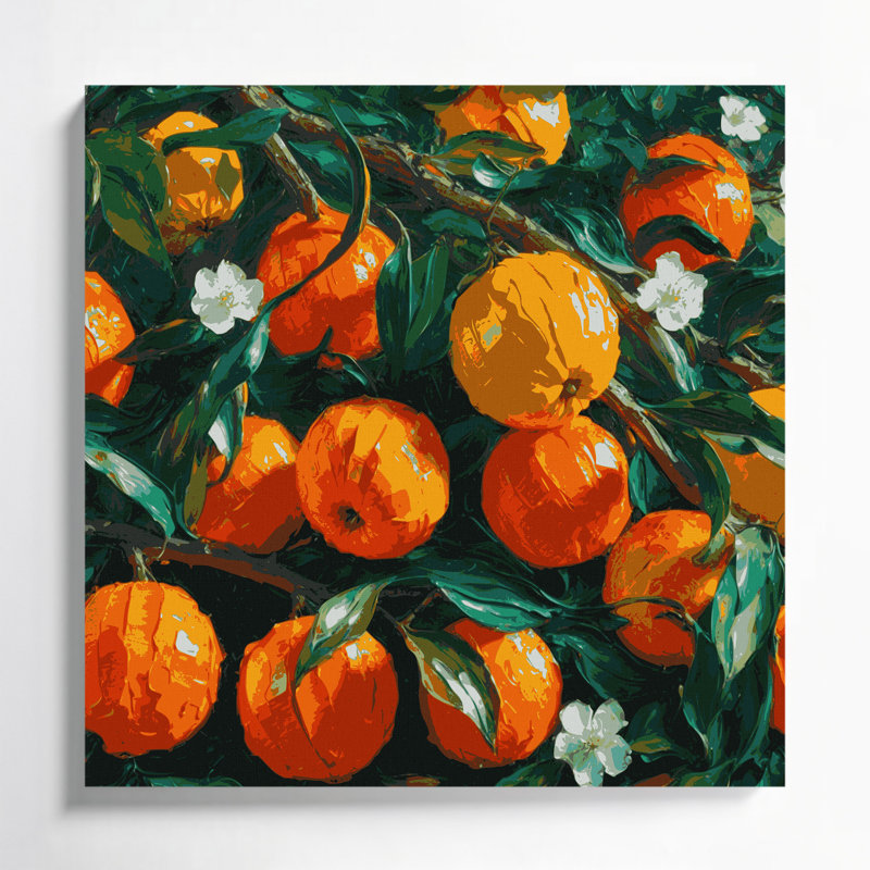 Art mural sur toile Fruit, H 12 po x l 12 po