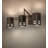Jalea Steel Flush Mounted Sconce
