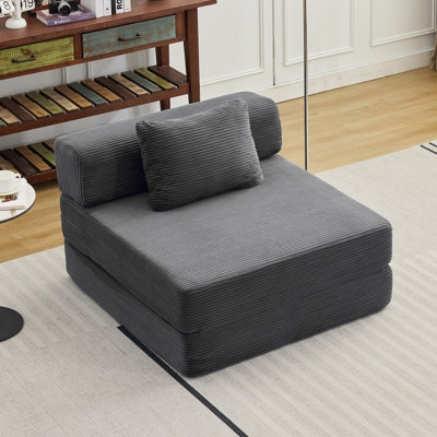 Canapé-lit simple pliant convertible, canapé-lit désossé, canapé-lit, fauteuil modulaire, une place