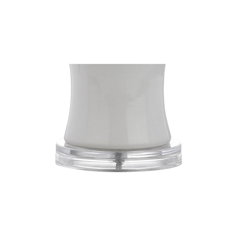 Lampe de table 27 po Hershman, Blanc