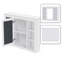 Armoire murale contemporaine pour salle de bain avec miroir, armoire de rangement murale élégante pour les essentiels du quotidien-1361738679