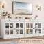Buffet 35,4 "avec porte et tiroir en verre-345721671