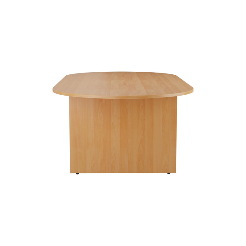 Buariki Oval Conference Table, H73 x L240 x W120cm, Beech