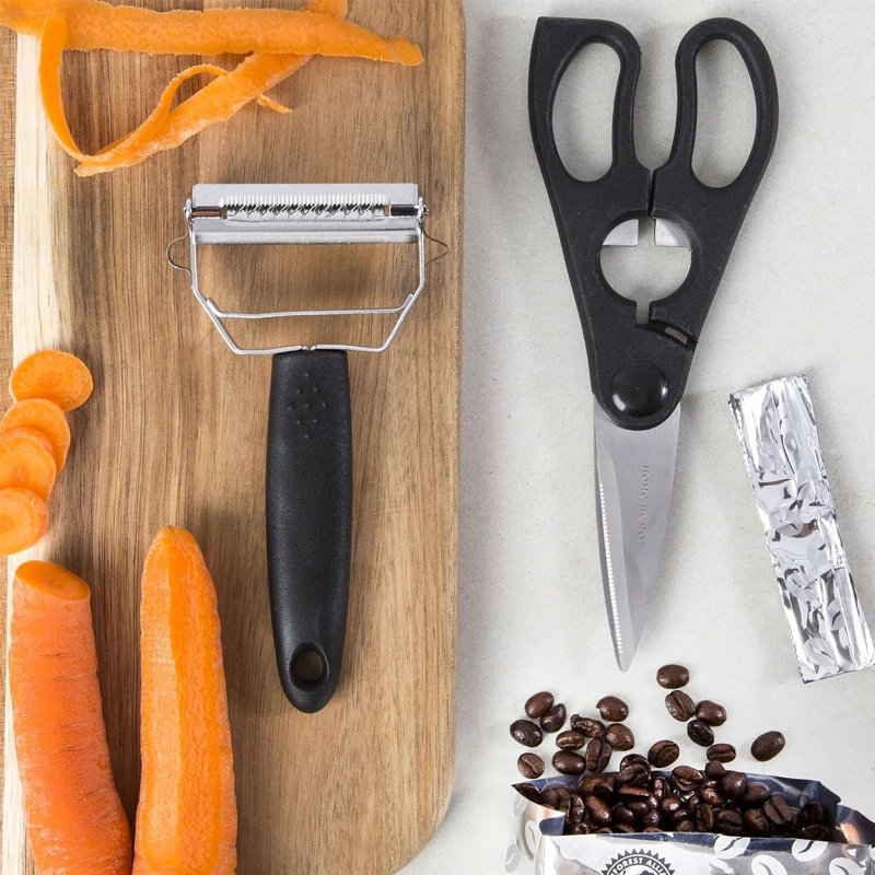 16 PCS Kitchen Knife Set, Stainless Steel, Rust Resistant