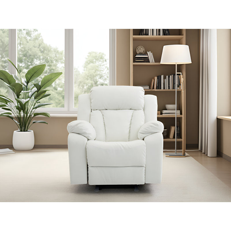 Novellara Rocker Recliner, White