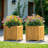 Square Acacia Wooden Planter Box, Raised Garden Bed for Outdoor Plants-540190931-540190930-540191020