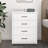 4-Drawer Wood Dresser - Wide Chest for Bedroom, Living Room or Home Office-1952646833