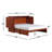 Mccutchen Solid Wood Murphy Storage Bed-1165016190