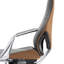 Fauteuil de direction en cuir véritable avec appui-tête réglable