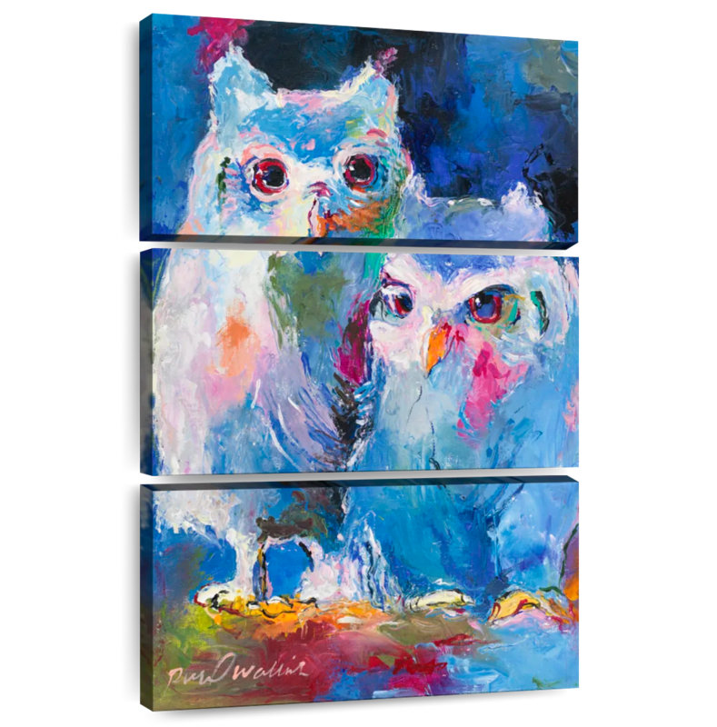 Deux chouettes Brampt, H 50 po x l 32 po