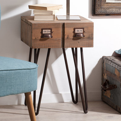 Side Table with Storage