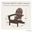Chaise Adirondack pliante POLYWOOD Classic Adirondack-1313932