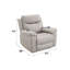 Fauteuil inclinable électrique en microfibre Chriki-255180593