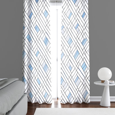 Demarni Semi Sheer Curtain Pair