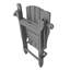 Chaise de patio pliante en PEHD Adirondack-590741342