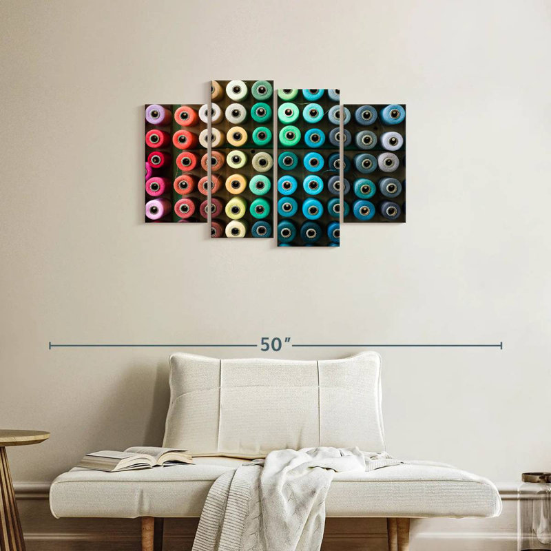 Senne Sewing Threads Collection, 22" H x 36" W