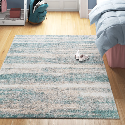 Tapis bleu / gris Grainger Parodi