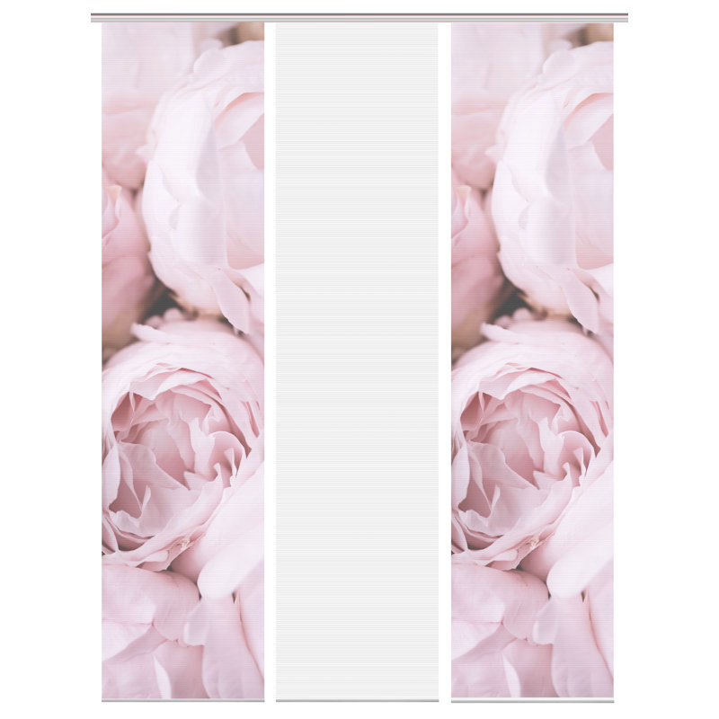 Peart Semi Sheer Curtain Panel Pair