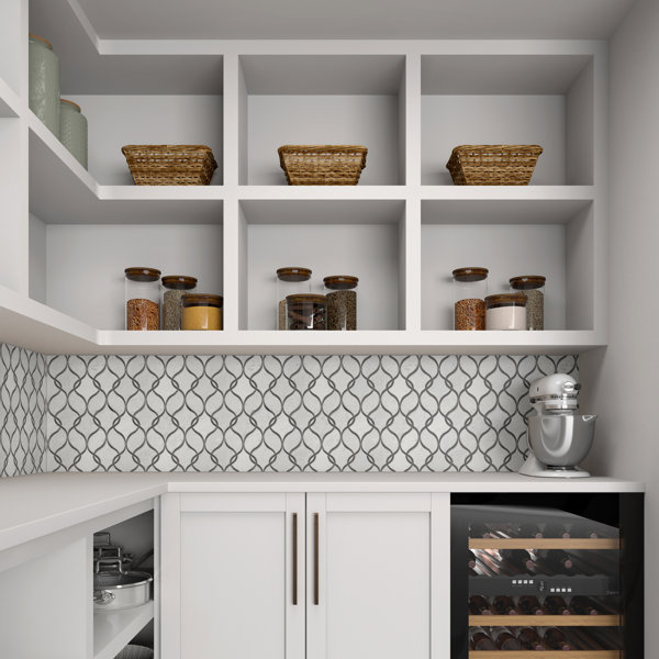 Lavaliere Carrara Natural Stone Mosaic Wall Tile