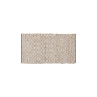Aeilt Geometric Machine Braided Area Rug
