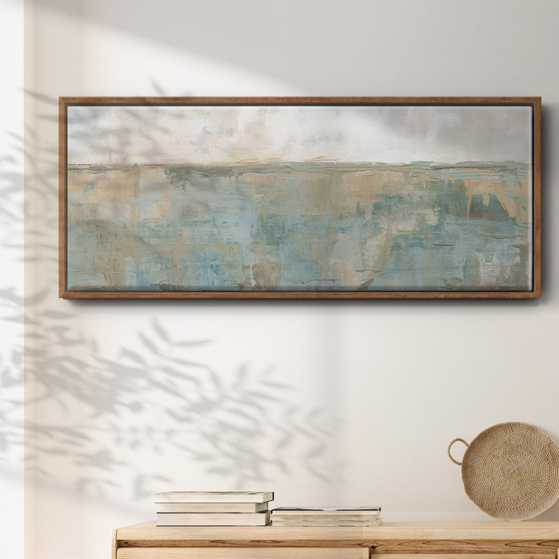 Distant Fields- Framed Canvas, 20" H x 50" W