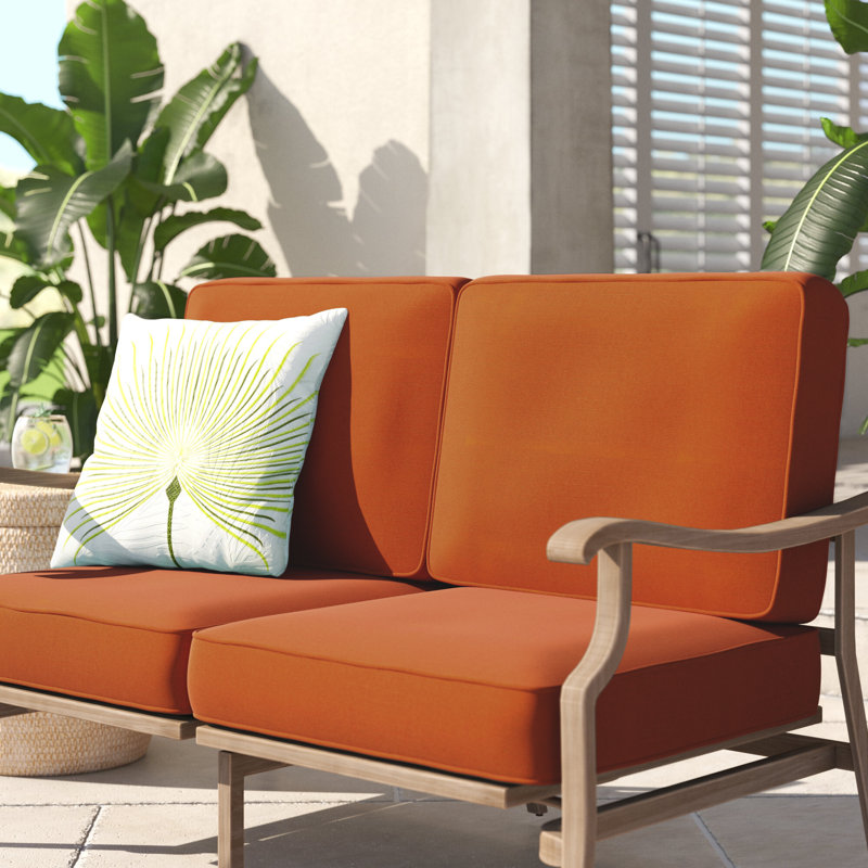 Coussin de siège / dossier d'extérieur Sunbrella, Toile Sunbrella® rouille