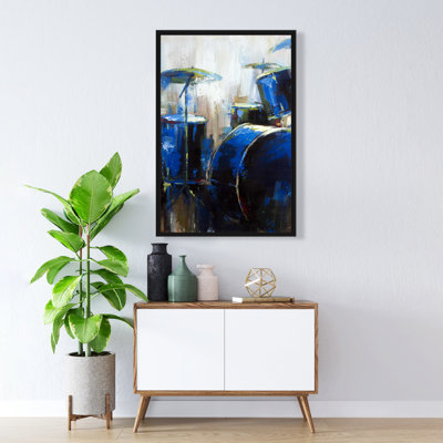 Asbtract Drums Print On Canvas