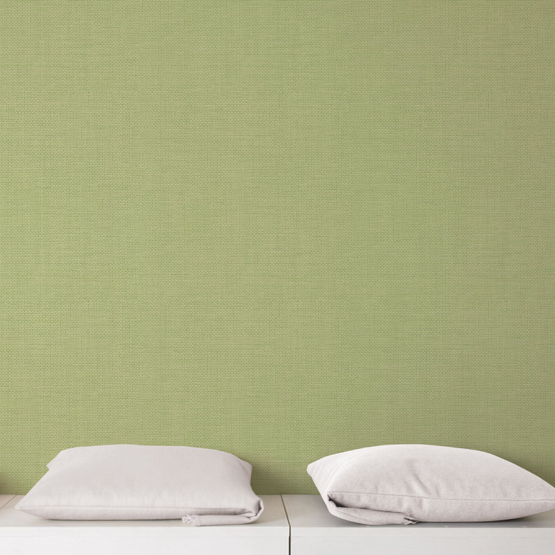 10m x 53cm Matte Wallpaper Roll, Green