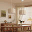 Luminaires suspendus géométriques 1 lumière beige-1859850556
