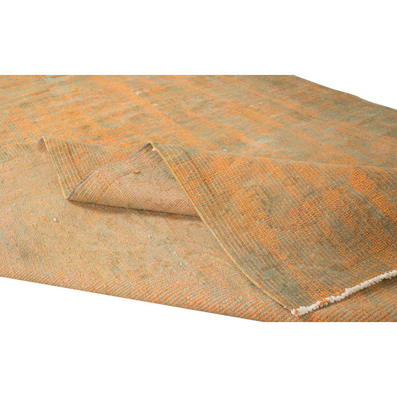 Tapis turc en laine noué à la main 5 x 8,7 pi pour intérieurs contemporains