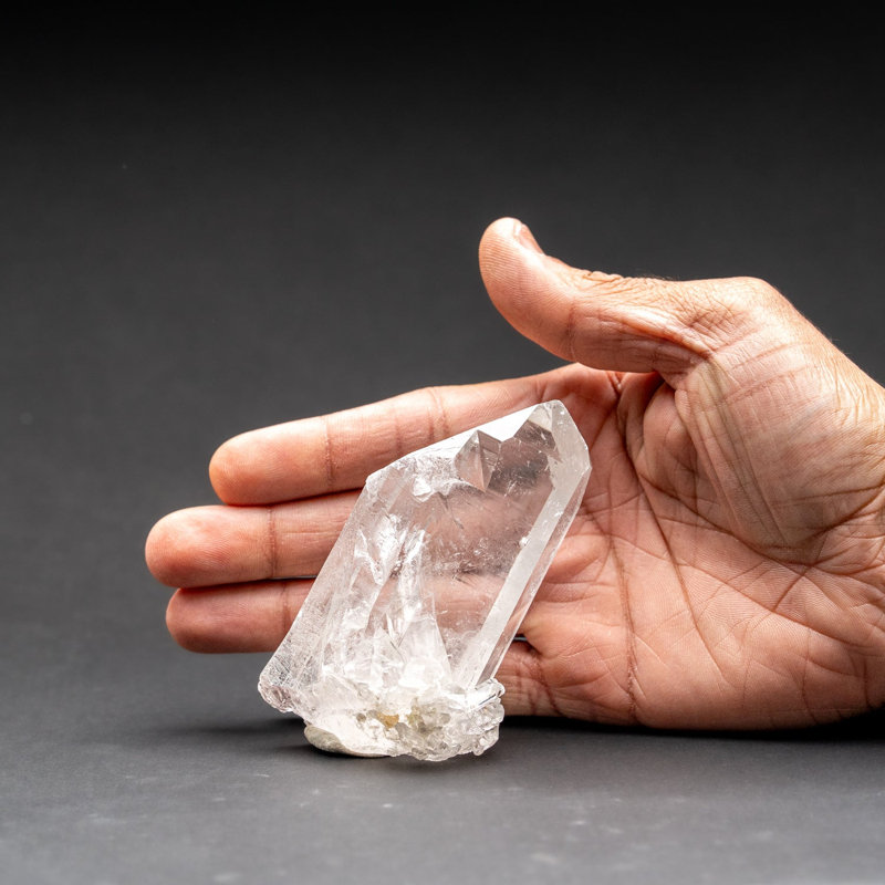 Genuine Clear Quartz Crystal Cluster From Brazil (180.9 Grams)