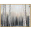 «Birch Tree Glow» par Mary Sparrow, reproduction d'art sur toile encadrée