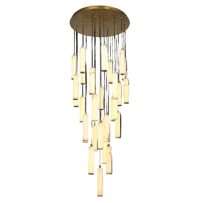 Lustre en verre 31 lumières Aman Cascade