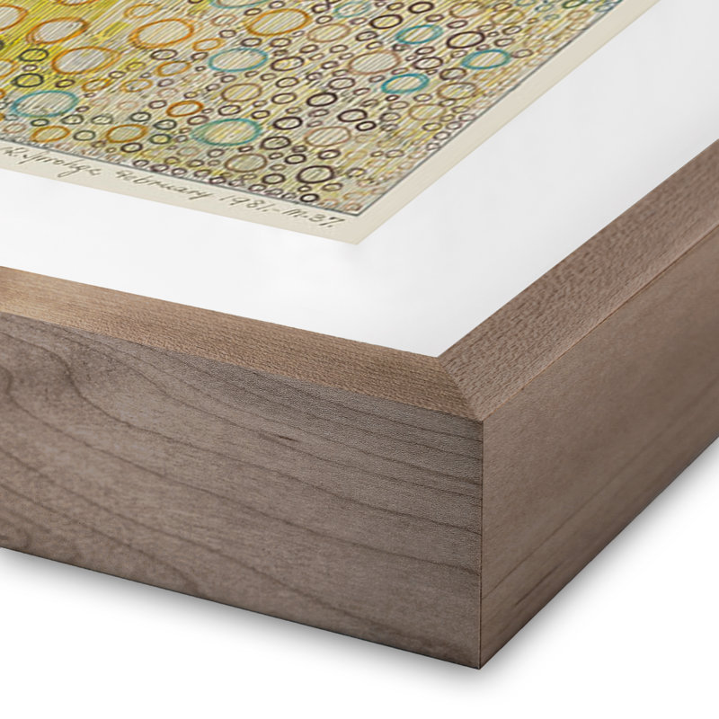 Kasbah Print by Pepi Sprohge, 48" H x 36" W x 2.5" D, Dark Brown