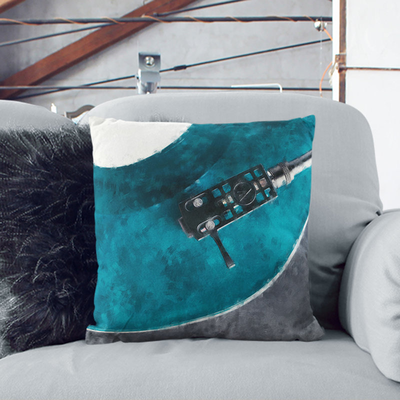 Square Throw Cushion, 40cm H x 40cm W x 15cm D
