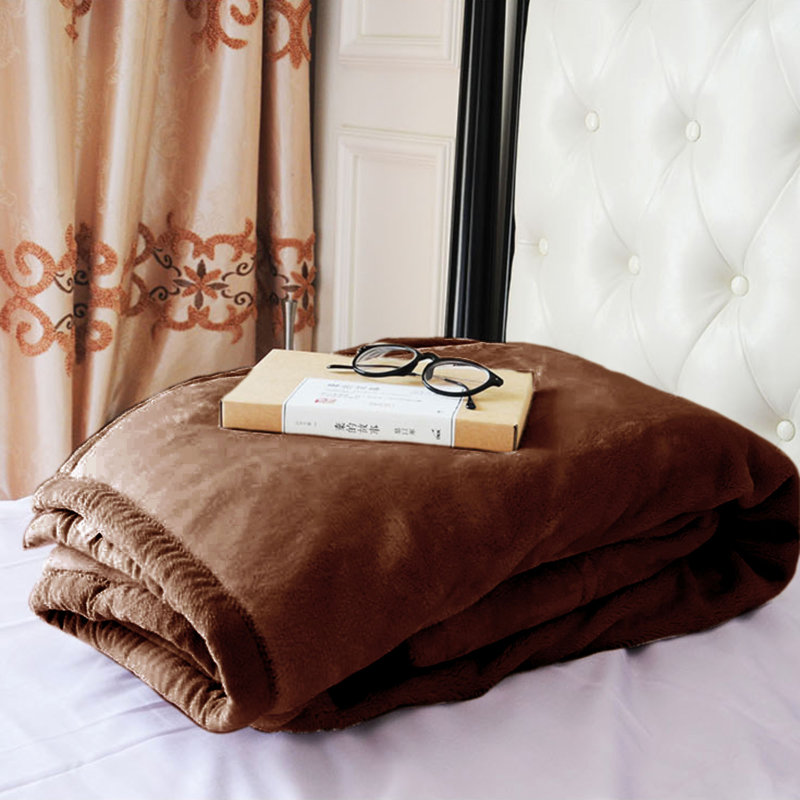 Throw Blanket, Chocolate Brown, 60" x 80"