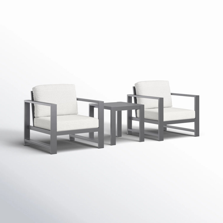 Dulcie 2 - Person Patio Conversation Sets with Cushions