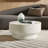 Watterson Amagoya Modern 32"W Marble Concrete Top Full Assembly Round Coffee Table-1693210507