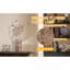 Lampe de table en aluminium à bourre de cuivre et fil d'argent en aluminium pour salon, table de chevet, lampe de chevet pour chambre à coucher, lampe DEL