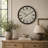 Abdinasir Black Metal Decorative Wall Clock-943991741